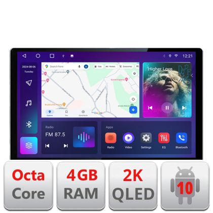 Navigatie dedicata Edonav Toyota, Ecran 2K QLED 13",Octacore,4Gb RAM,32Gb Hdd,4G,360,DSP,Carplay,Bluetooth EDT-E413 V1