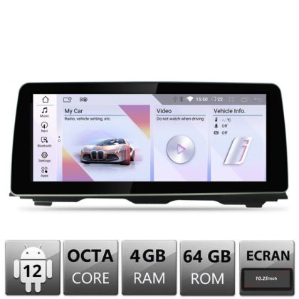 Navigatie BMW Seria 5 F10 2012-2015 cu ecran NBT Android ecran 10.25" 4+64 4G BT