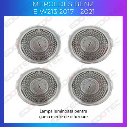 Lumini Ambientale capace difuzoare Mercedes E W213 control pe sistemul original sau telefon