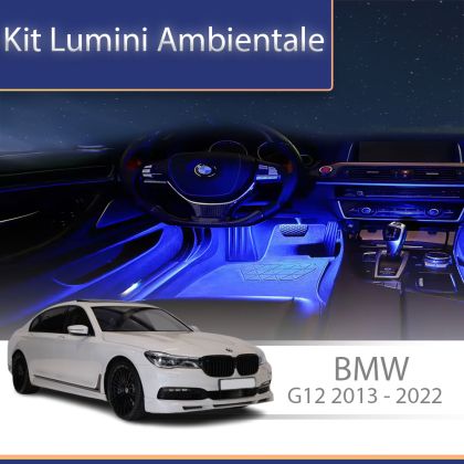 Lumini ambientale BMW Seria 7 G12 2013 - 2022 dedicat det complet control telefon sau sistemul original