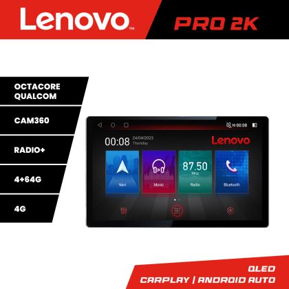 Navigatie Audi A3 8P K-049 Lenovo PRO 4+64 13 inch 2K android 4G DSP gps internet  8Core