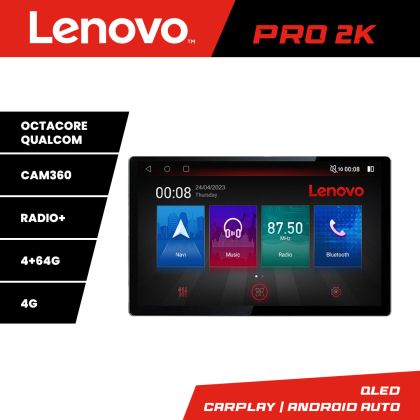 Navigatie Hyundai I30 2017- K-1041 Lenovo PRO 4+64 13 inch 2K android 4G DSP gps internet  Cor