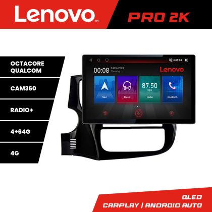 Navigatie Mitsubishi Outlander 2014- K-1230 Lenovo PRO 4+64 13 inch 2K android 4G DSP gps internet 