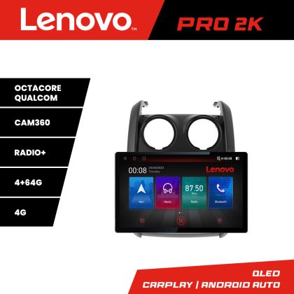 Navigatie Dacia Duster 2012-2019 K-157 Lenovo PRO 4+64 13 inch 2K android 4G DSP gps internet 