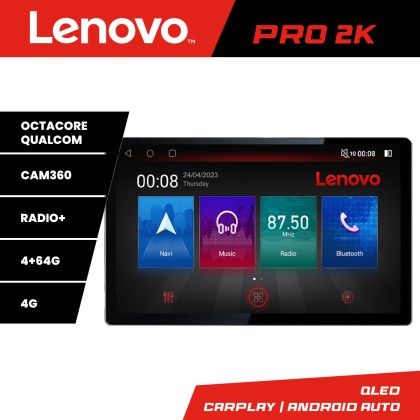 Navigatie Toyota Corolla dupa 2020 K-388 Lenovo PRO 4+64 13 inch 2K android 4G DSP gps internet 