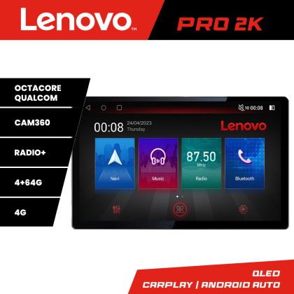 Navigatie Toyota Corolla 2019- K-388-levin Lenovo PRO 4+64 13 inch 2K android 4G DSP gps internet 