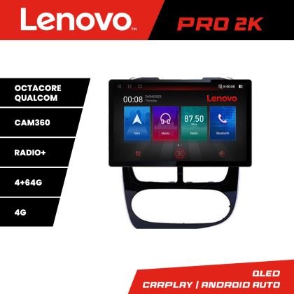 Navigatie Renault Clio 4 V1 K-467 Lenovo PRO 4+64 13 inch 2K android 4G DSP gps internet  8Core