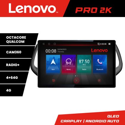 Navigatie JEEP COMPASS 2017 Manual K-732 Lenovo PRO 4+64 13 inch 2K android 4G DSP gps internet 