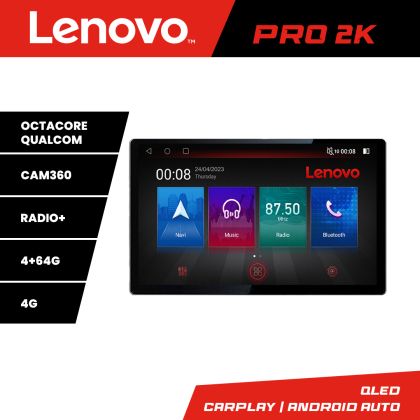 Navigatie Kia Ceed 2007-2009 Lenovo PRO 4+64 13 inch 2K android 4G DSP gps internet  KIT-Ceed07