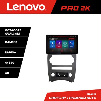 Navigatie Jeep Commander Lenovo PRO 4+64 13 inch 2K android 4G DSP gps internet  Kit-commander