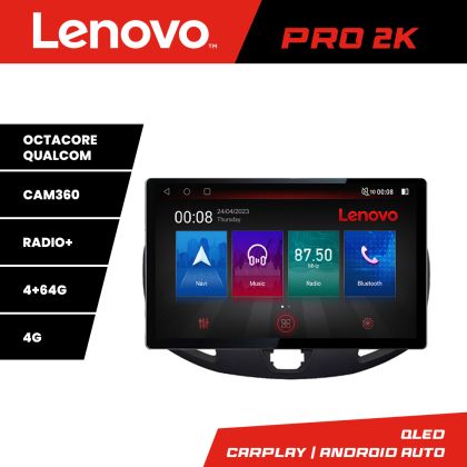 Navigatie Ford Transit V363 2015-2021 Lenovo PRO 4+64 13 inch 2K android 4G DSP gps internet  Kit-custom