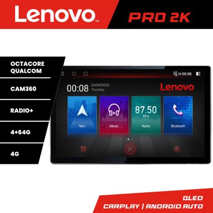 Navigatie Skoda Fabia 2 2009-2014 Lenovo PRO 4+64 13 inch 2K android 4G DSP gps internet  Kit-fabia2