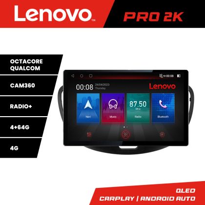 Navigatie Hyundai I10 2007-2013 Lenovo PRO 4+64 13 inch 2K android 4G DSP gps internet  KIT-i10-2007