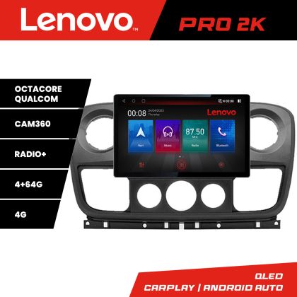 Navigatie Opel Movano, Renault Master 2010-2021 Lenovo PRO 4+64 13 inch 2K android 4G DSP gps internet v1