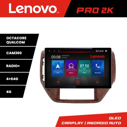 Navigatie Nissan Patrol Lenovo PRO 4+64 13 inch 2K android 4G DSP gps internet  Kit-patrol