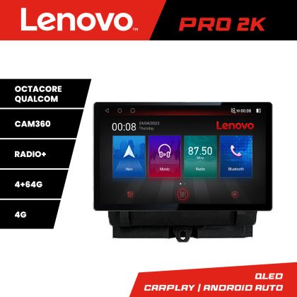 Navigatie Audi Q3 2011-2018 Lenovo PRO 4+64 13 inch 2K android 4G DSP gps internet Kit-q3