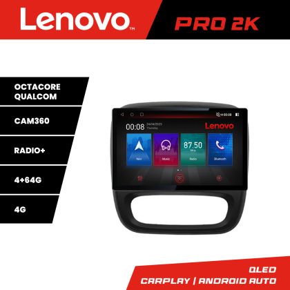 Navigatie Renault Trafic 2014-2017 K-rt09 Lenovo PRO 4+64 13 inch 2K android 4G DSP gps internet  Q