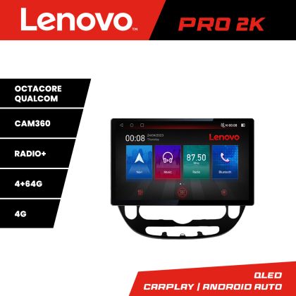 Navigatie Kia Soul 2014-2019 Lenovo PRO 4+64 13 inch 2K android 4G DSP gps internet  Kit-soul-2014