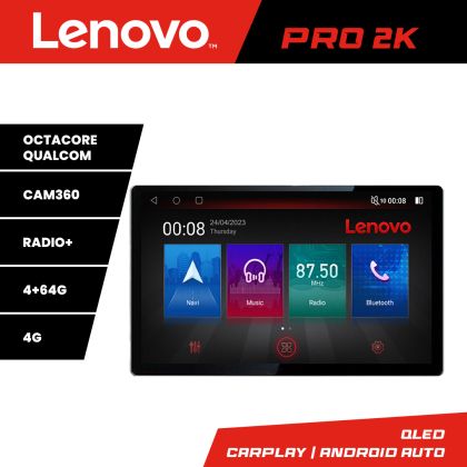 Navigatie Fiat Tipo 2015-2021 K-TIPO Lenovo PRO 4+64 13 inch 2K android 4G DSP gps internet  C