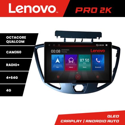 Navigatie Ford Transit 2015-2020 Lenovo PRO 4+64 13 inch 2K android 4G DSP gps internet  kit-turneo-custom