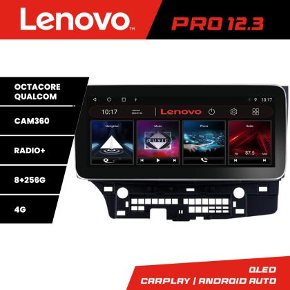 Navigatie MITSUBISHI LANCER K-037 Lenovo PRO 8+256 12.3 inch qled android 4G DSP gps internet  8Core