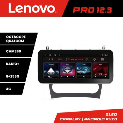 Navigatie Mercedes W203 CLC K-093 Lenovo PRO 8+256 12.3 inch qled android 4G DSP gps internet  8Core