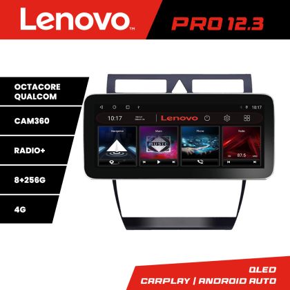 Navigatie Audi A6 K-102 Lenovo PRO 8+256 12.3 inch qled android 4G DSP gps internet  8Core