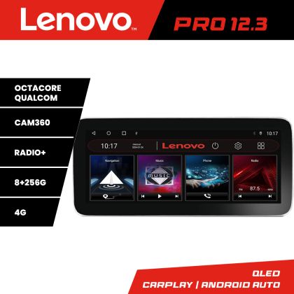 Navigatie Hyndai Kona K-1058 Lenovo PRO 8+256 12.3 inch qled android 4G DSP gps internet  8Core