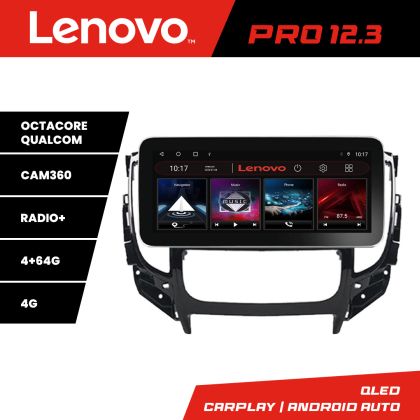 Navigatie Mitsubishi L200 2014-2020 K-1094 Lenovo PRO 4+64 12.3 inch qled android 4G DSP gps internet 