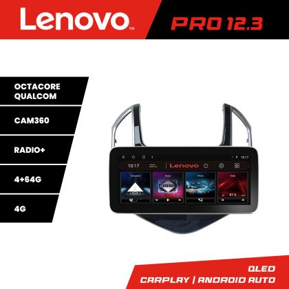 Navigatie Chevrolet Cruze 2013-K-1267 Lenovo PRO 4+64 12.3 inch qled android 4G DSP gps internet 