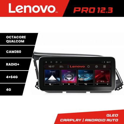 Navigatie Hyundai Elantra 2018- K-1581 Lenovo PRO 4+64 12.3 inch qled android 4G DSP gps internet 