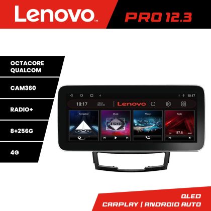 Navigatie Ssangyong Korando 2011- 2013 K-159 Lenovo PRO 8+256 12.3 inch qled android 4G DSP gps internet 