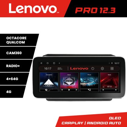 Navigatie Suzuki Swift 2017- K-2179 Lenovo PRO 4+64 12.3 inch qled android 4G DSP gps internet  Co