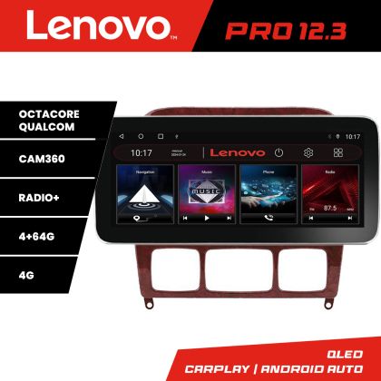 Navigatie Mercedes Clasa S 1998-2005 K-220 Lenovo PRO 4+64 12.3 inch qled android 4G DSP gps internet 