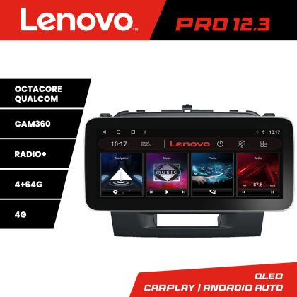 Navigatie Suzuki Grand Vitara 2016- K-2265 Lenovo PRO 4+64 12.3 inch qled android 4G DSP gps internet 