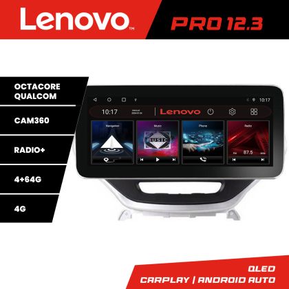 Navigatie Jeep Cherokee 2014-2019 Manual K-248 Lenovo PRO 4+64 12.3 inch qled android 4G DSP gps internet 32