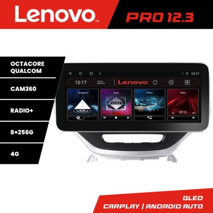 Navigatie Jeep Cherokee 2014-2019 Manual K-248 Lenovo PRO 8+256 12.3 inch qled android 4G DSP gps internet 32