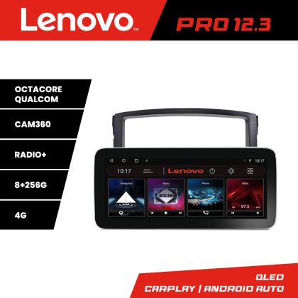 Navigatie Mitsubishi Pajero K-452 Lenovo PRO 8+256 12.3 inch qled android 4G DSP gps internet  8Core