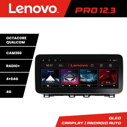 Navigatie Mazda 3 2014-2019 K-463 Lenovo PRO 4+64 12.3 inch qled android 4G DSP gps internet  8Core