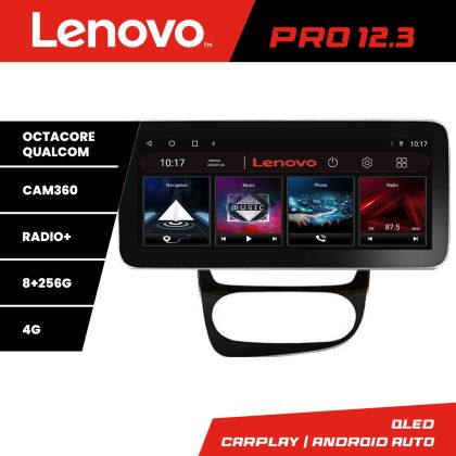 Navigatie Renault Clio 4 V2 K-468 Lenovo PRO 8+256 12.3 inch qled android 4G DSP gps internet  8Core