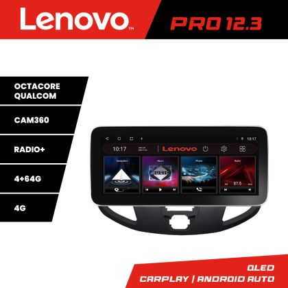 Navigatie Ford Transit V363 2015-2021 Lenovo PRO 4+64 12.3 inch qled android 4G DSP gps internet  Kit-custom