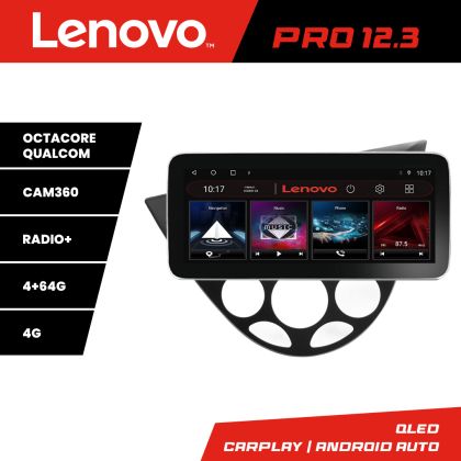 Navigatie Ford Focus 1 1998-2004 Lenovo PRO 4+64 12.3 inch qled android 4G DSP gps internet  kit-focus1