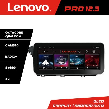 Navigatie Hyundai I20 2020- K-i20 Lenovo PRO 4+64 12.3 inch qled android 4G DSP gps internet  8Core