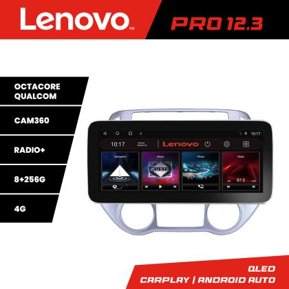 Navigatie Hyundai I20 2011-2014 manual si automat Lenovo PRO 8+256 12.3 inch qled android 4G DSP gps internet  Kit-i20-2012