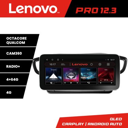 Navigatie Hyundai Ioniq 2016-2020 Lenovo PRO 4+64 12.3 inch qled android 4G DSP gps internet  KIT-ioniq