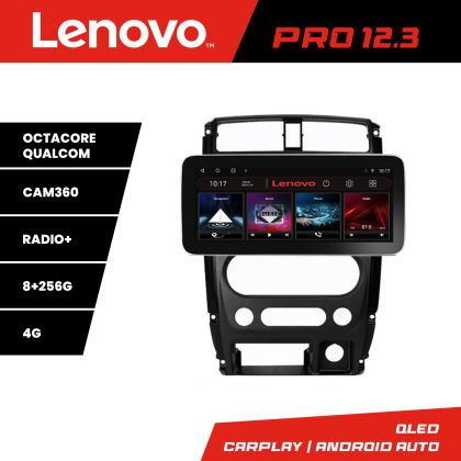 Navigatie Jimny 2007-2016 K-Jimny07 Lenovo PRO 8+256 12.3 inch qled android 4G DSP gps internet  Co