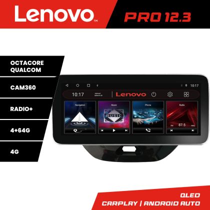 Navigatie Ford KA 2015-2020 Lenovo PRO 4+64 12.3 inch qled android 4G DSP gps internet  KIT-kamiq