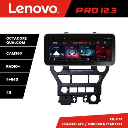 Navigatie Ford Mustang 2015-2020 K-MUSTANG Lenovo PRO 4+64 12.3 inch qled android 4G DSP gps internet 