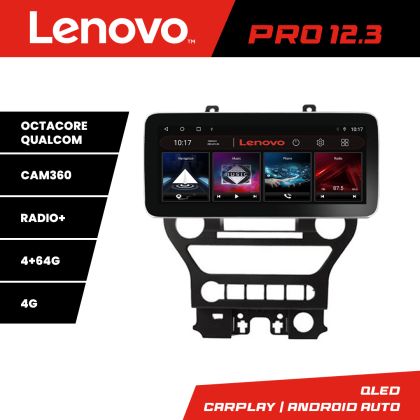 Navigatie Ford Mustang 2015-2020 K-MUSTANG-navi Lenovo PRO 4+64 12.3 inch qled android 4G DSP gps internet 