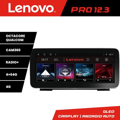 Navigatie Lexus NX 2014-2020 Lenovo PRO 4+64 12.3 inch qled android 4G DSP gps internet  8Core